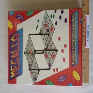 Vintage Game Megallo New Sealed Original Package Telly Courialis Rex Games 1998